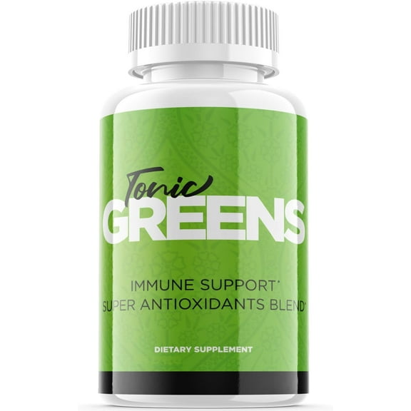 (1 Pack) Tonic Greens - Keto Weight Loss Formula - Energy & Focus Boosting Dietary Supplements for Weight Management & Metabolism - Advanced Fat Burn Raspberry Ketones Pills - 60 Capsules