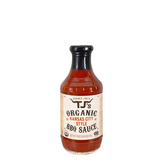 1 Pack Trader Joes Pack Organic Kansas City Style Bbq Sauce - Smoky Sweet Perfection | 19 Oz