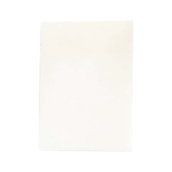 1-Pack Transparent Sticky Notes, 2.75" x 3.74" Clear See-Through Self-Stick Notes for Book Annotation, 50 Sheets