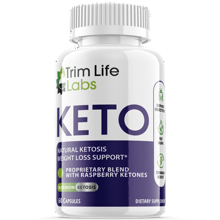 (1 Pack) Trim Life Keto - Pills for Weight Loss - Energy Boosting Supplements for Weight Management - Advanced Ketogenic Ketones - 60 Capsules