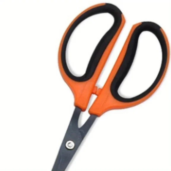 1 Pack Trimming Scissors Teflon Coated Non Stick Blades Pruning Shears Gardening Hand Pruning Snips with Straight Stainless Steel Precision Blade