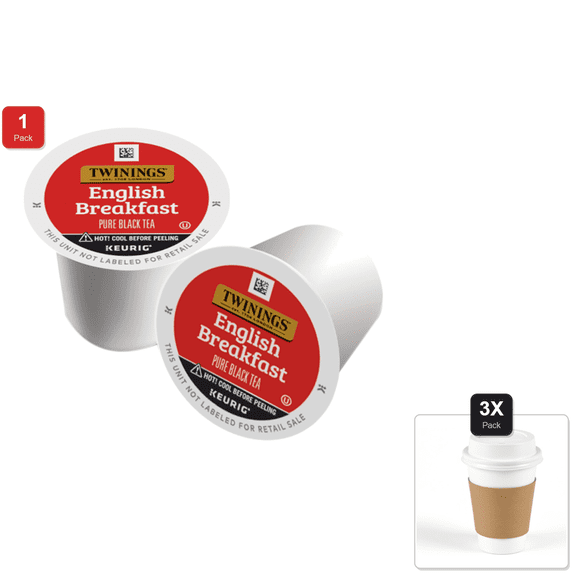 Twinings, Black Tea K-Cup Pods, English Breakfast, 24 Count - Walmart.com