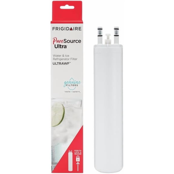 1-Pack ULTRAWF Refrigerator Water Filter Replacement for Frigidaire PureSource Ultra, NSF 42/53 Certified, Original Replacement Cartridge, White