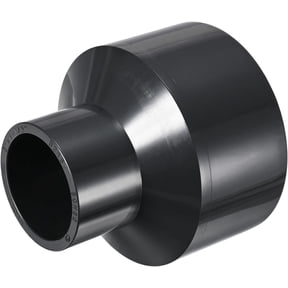 1-Pack UPVC Reducer Pipe Fitting, 3"x1-1/2" Reducing Coupling Connector Schedule 80 PVC Straight for Water Line [Grey]