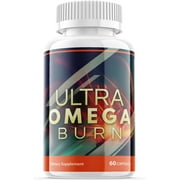 1 Pack Ultra Omega Burn - Keto Weight Loss Formula - Energy & Focus Boosting Dietary Supplements for Weight Management & Metabolism - Advanced Fat Burn Raspberry Ketones Pills - 60 Capsules