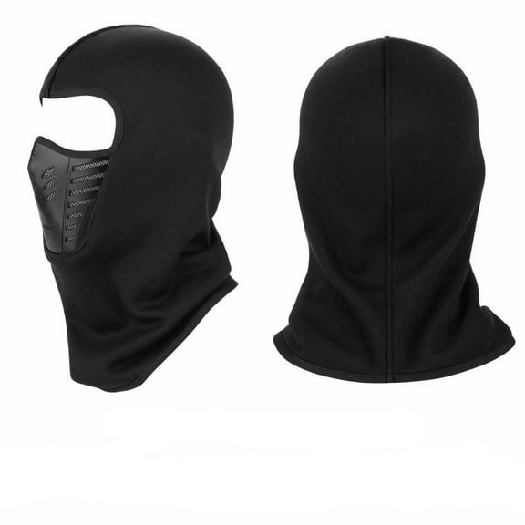 1-Pack Unisex Balaclava Full Face Mask, Fleece Material Windproof And Warm Design, Winter Ski And Outdoor Cold Weather Protection