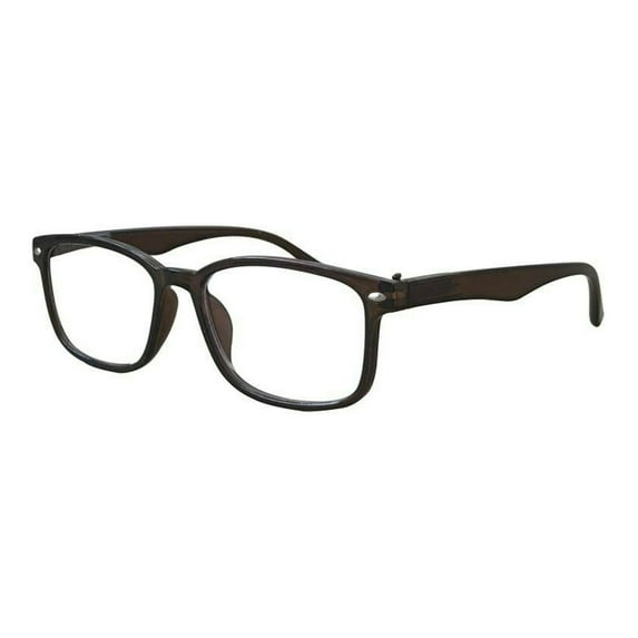 1 Pack Unisex Square Frame Blue Light Blocking Computer Reading Glasses Readers for Men Women +1.00