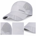 thumbnail image 1 of Unisex Mesh Baseball Cap, Adjustable Sports Hat for Running, Golf, Fishing and Outdoor Wear, TIKA, 1 of 7