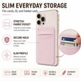 thumbnail image 1 of Stick On Phone Wallet Pocket, Adhesive Cell Phone Card Holder Pouch for ID, Credit Cards and Cash, TIKA, 1 of 7