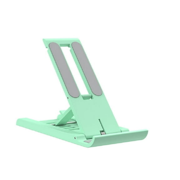 1-Pack Universal Adjustable Foldable Stand Holder Versatile Desktop Phone and Tablet Kickstand, Compatible with iPhone, iPads, and Android Devices Green TIKA