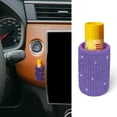 thumbnail image 1 of 1 Pack Upright Car Chapstick Holder, Suitable for Most Vehicles，Bling Insulating Lip Balm Holder,Rhinestone Car Accessories for Women Interior., 1 of 7