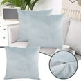 1 Pack Velvet Throw Pillow Cover Soft Decorative Square Pillowcase