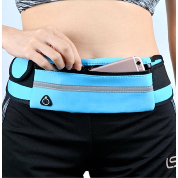 1-Pack Running Belt Waist Pack, Water-Resistant Adjustable Sports Fanny Pack for Men & Women, Lightweight Phone Key Travel Pouch TIKA