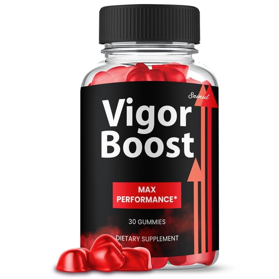 (1 Pack) VigorBoost Gummies, All Natural Max Strength Advanced Formula, Vigor Boost Supplement