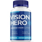 1 Pack Vision Hero - Revolutionary Advanced Vision Matrix Formula - Supports Healthy Vision - Dietary Supplement for Eyes Sight - 60 Capsules