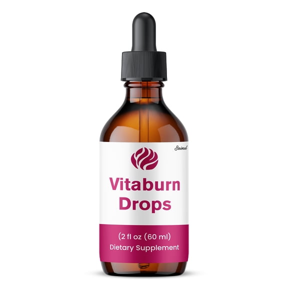 (1 Pack) VitaBurn Drops, Maximum Strength Formula, Vita Burn Liquid Supplement All Natural Liquid Extract Gotitas 60 ML