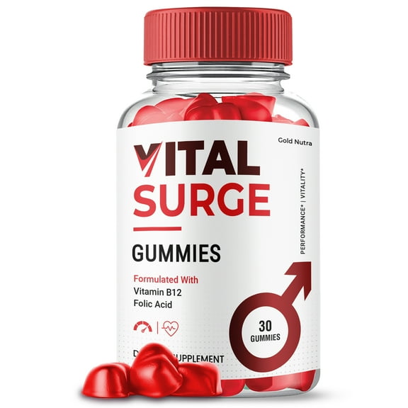 (1 Pack) Vital Surge Gummies for Men, Maximum Strength Formula, Vital Surge for Men