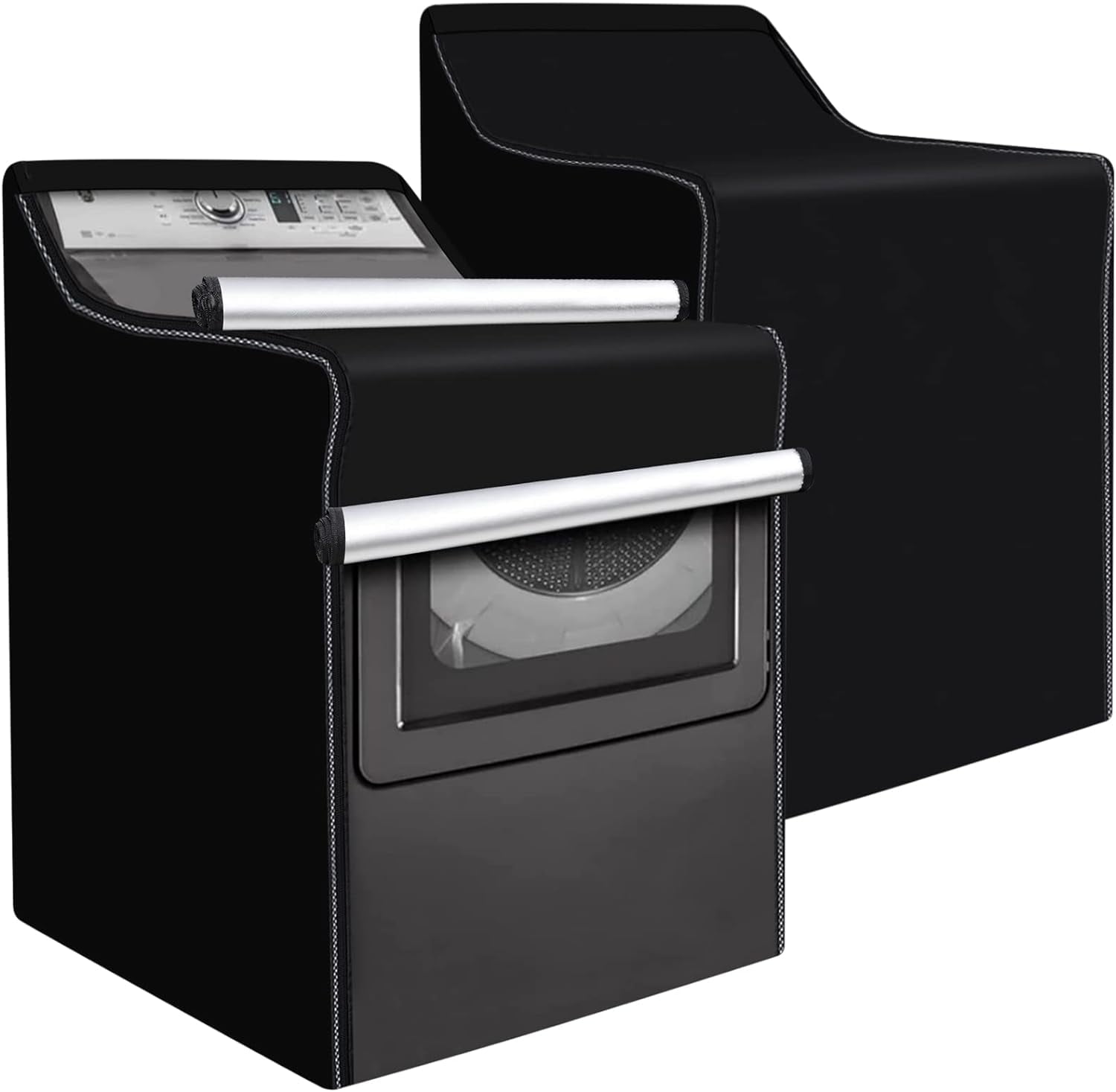 1 Pack Washer Dryer Covers, Outdoor Waterproof Washing Machine Cover