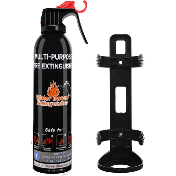 1 Pack Water-Based Portable Fire Extinguisher with Mount Home Car Use