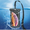 thumbnail image 1 of (1 Pack) Waterproof Case for Apple iPhone SE 2 2020, 11, 11 Pro, 12 Pro Max, 12 Mini, Njjex IPX8 Waterproof Phone Pouch - Cellphone Dry Bag With Waist Strap -Black, 1 of 7
