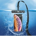 thumbnail image 1 of (1 Pack) Waterproof Case for Galaxy S9, S9+, S10, S10+, S10E, S10 5G, S8, S8+, S7, Note 8, Njjex IPX8 Waterproof Phone Pouch up to 6.7" Display - Cellphone Dry Bag With Waist Strap -Clear, 1 of 7