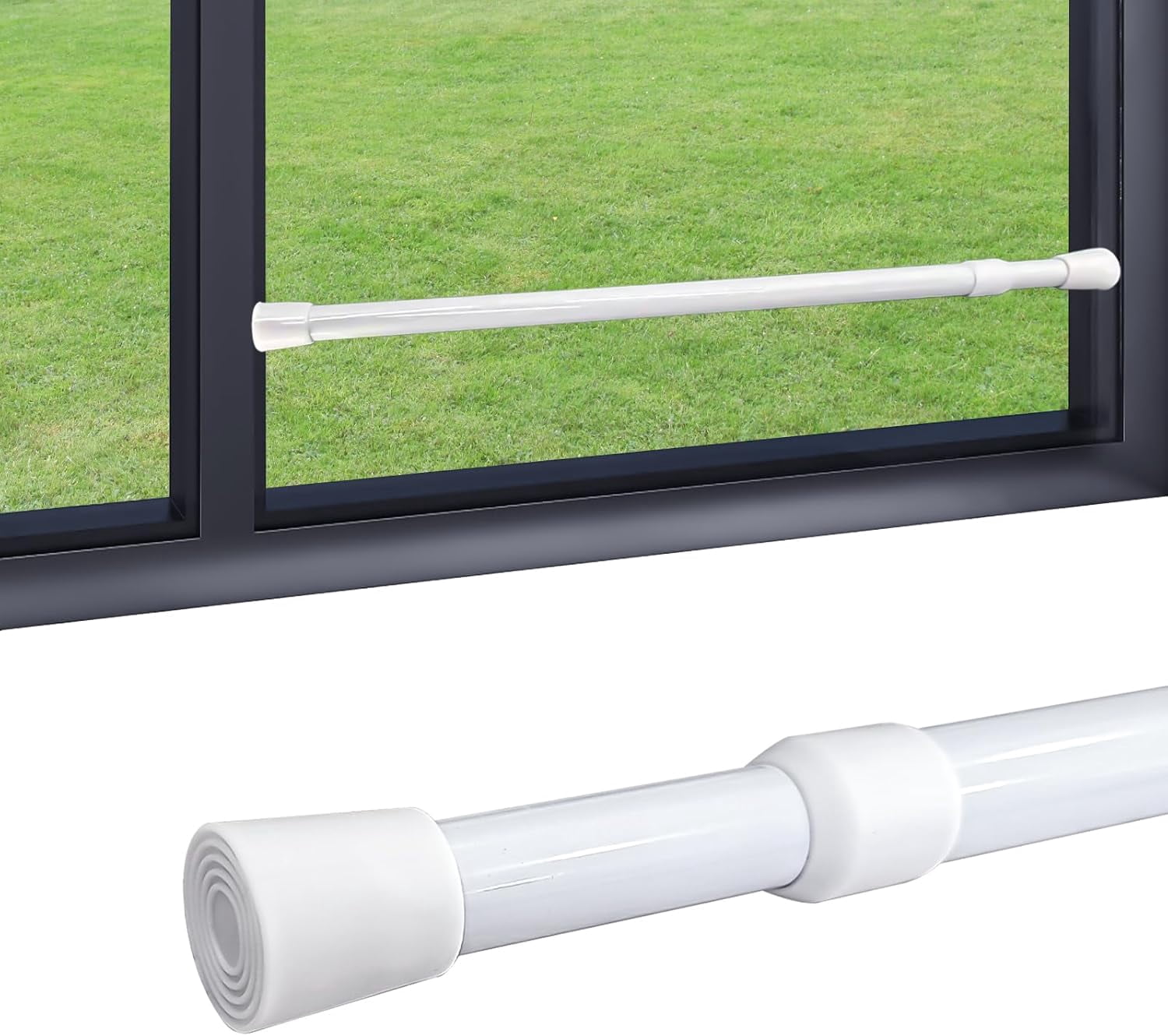 Window Security Rods 1 Pack Window Security Bars Adjustable Sliding Glass Door Lock Bars 15. ...