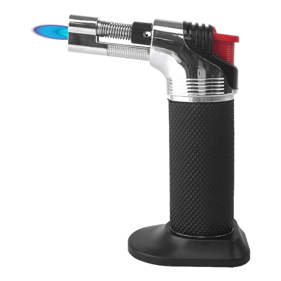 1 Pack Windproof Spark Luxury Butane Torch Lighter with Adjustable Flame for Cooking and Baking.