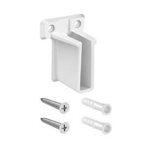 1 Pack Wire Shelf End Bracket Closet Hardware with Screws for Wall Storage Solutions and Organization Assured Support for Shelving Systems
