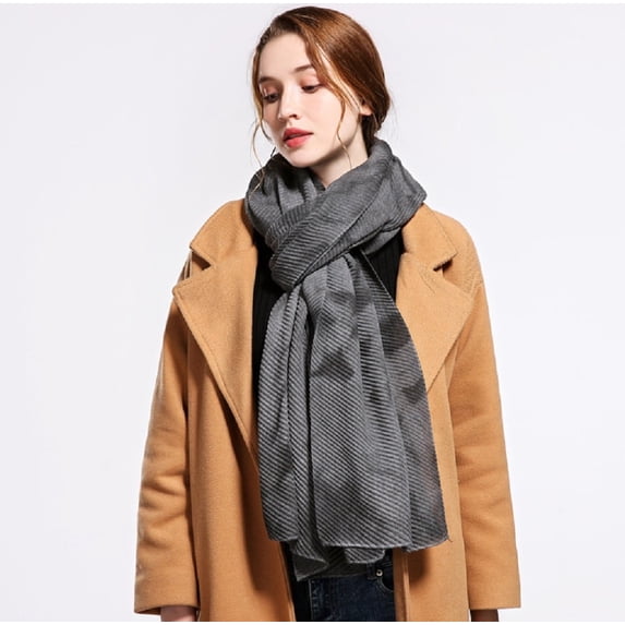 1-Pack Women’s Oversized Tartan Blanket Scarf Wrap Shawl, Cozy Checked Pashmina Style Long Plaid Fashion Scarf for Fall Winter TIKA