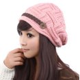 thumbnail image 1 of 1-Pack Women's Slouchy Knit Beanie Hat – Winter Warm Thick Cable Knit Beret Cap for Snow, Ski & Everyday Wear TIKA, 1 of 4