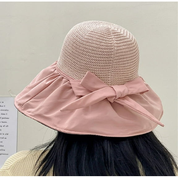 1-Pack Women's UPF50+ Foldable Straw Sun Hat – Stylish UV Protection Cap for Beach & Travel TIKA