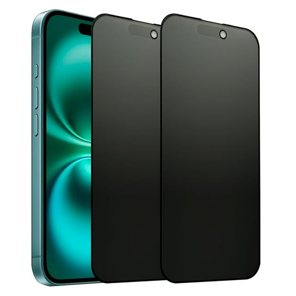 1 Pack for iPhone 16 Plus Privacy Screen Protector 9H Tempered Glass, Anti Spy Privacy Screen iPhone Accessories, Case Friendly Private Film, Smooth and Responsive Touch Anti-Scratch, Black