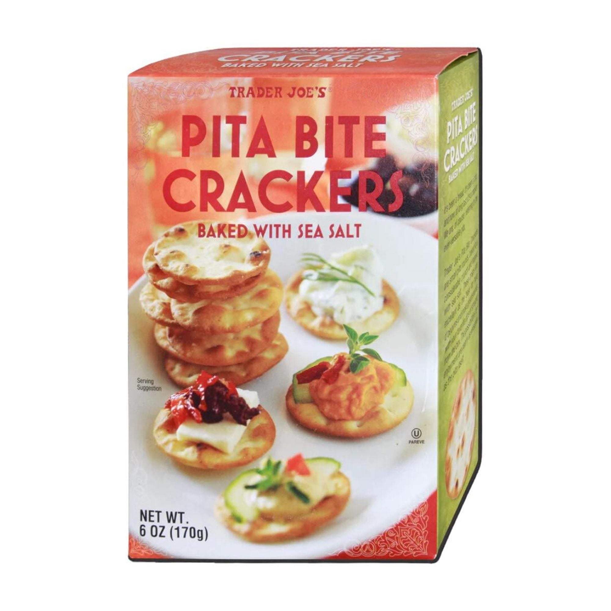 1 Pack of TRADER JOE’S Pita Bite Crackers a Perfect Harmony of Crispy