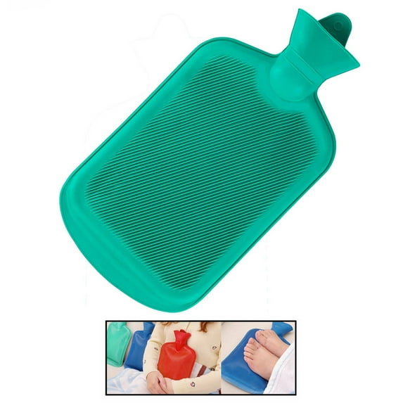 1 Pack of Teal Hot Water Rubber Bottle Bag, Warm & Relaxing Heat, Cold Therapy