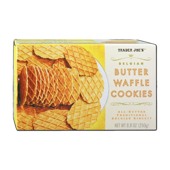 Pack of 1 Trader Joe's Belgian Butter Waffle Cookies | 8.8 oz