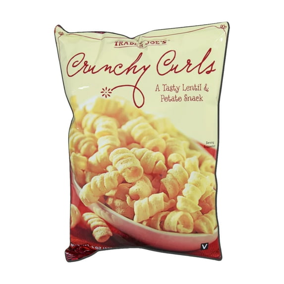 1 Pack of Trader Joe’s Crunchy Curls Tasty Lentil & Potato Snacks | 6 Oz a Pack