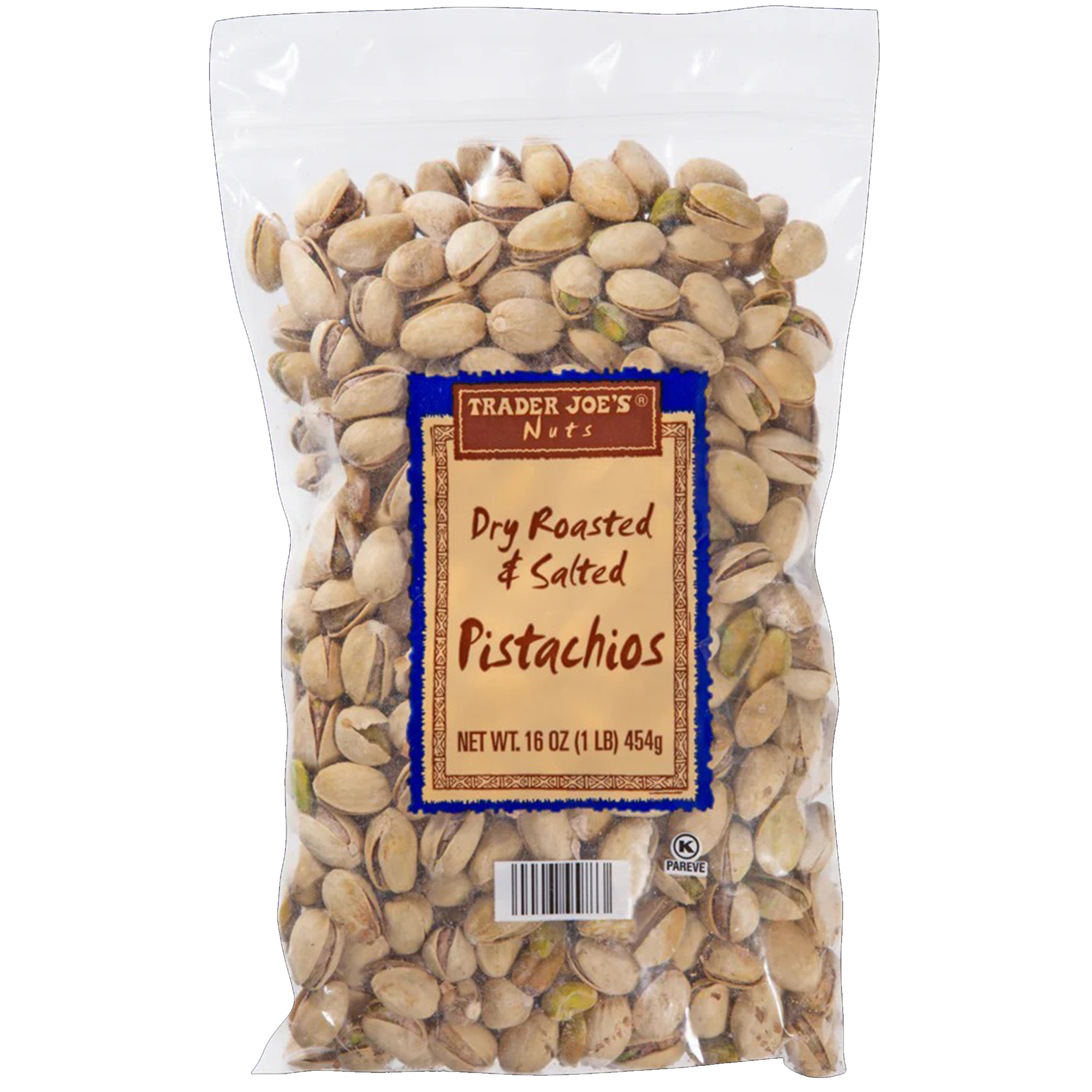 1 Pack of Trader Joe’s Dry Roasted Salted Pistachios High Quality 1Lb a Pack Buy from