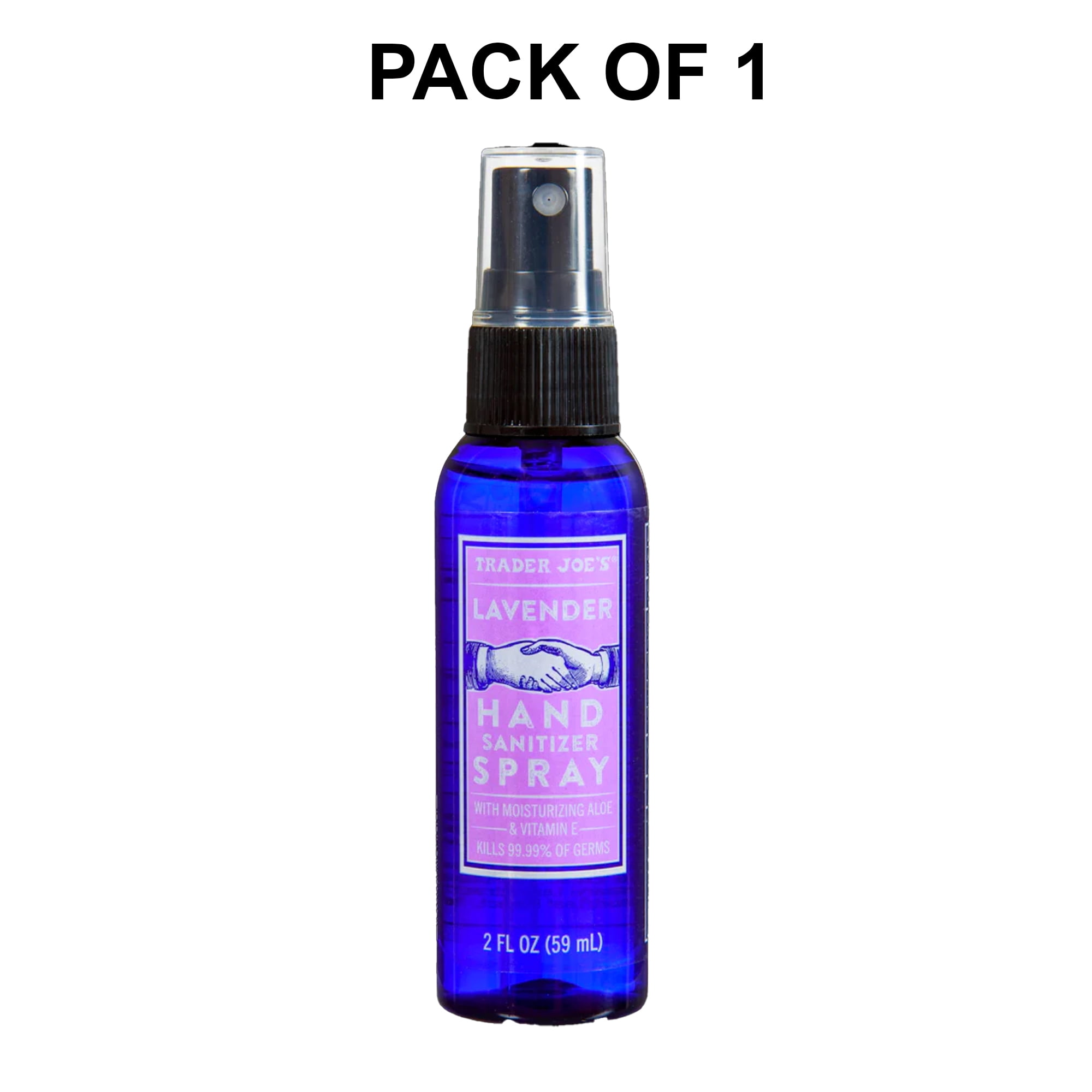 1 Pack of Trader Joe’s Lavender Hand Sanitizer Spray 2 Fl Oz