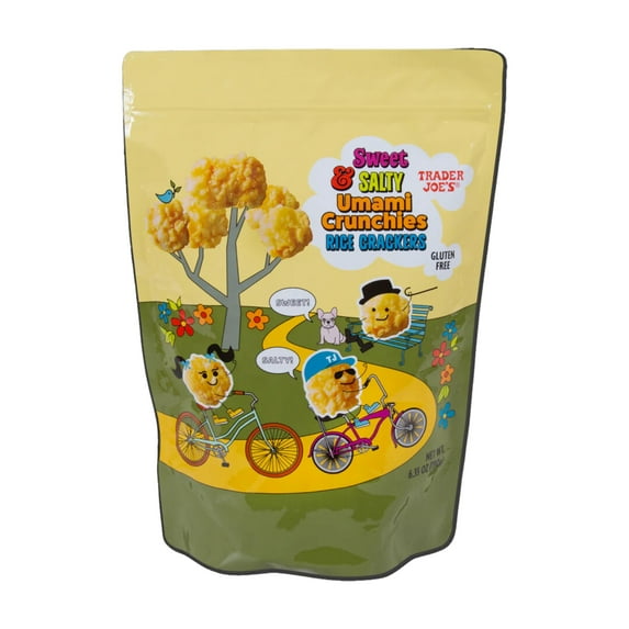 1 Pack of Trader Joe’s Sweet & Salty Umami Crunchies Rice Crackers | 6.35 Oz a Pack