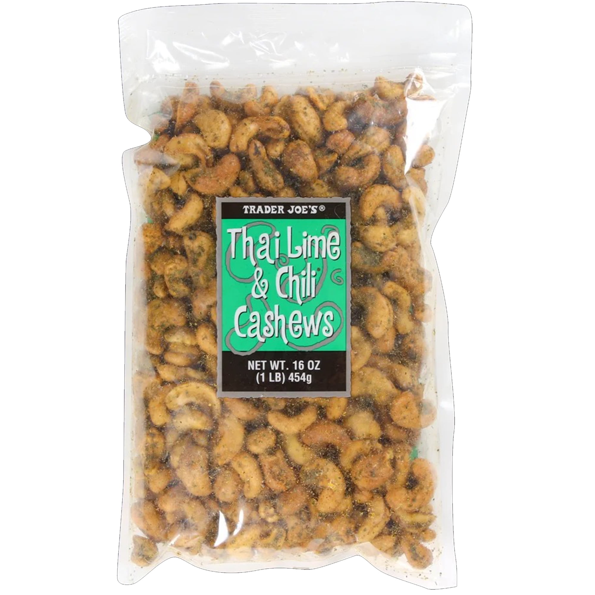 1 Pack of Trader Joe’s Thai Lime & Chili Cashews High Quality ( 1