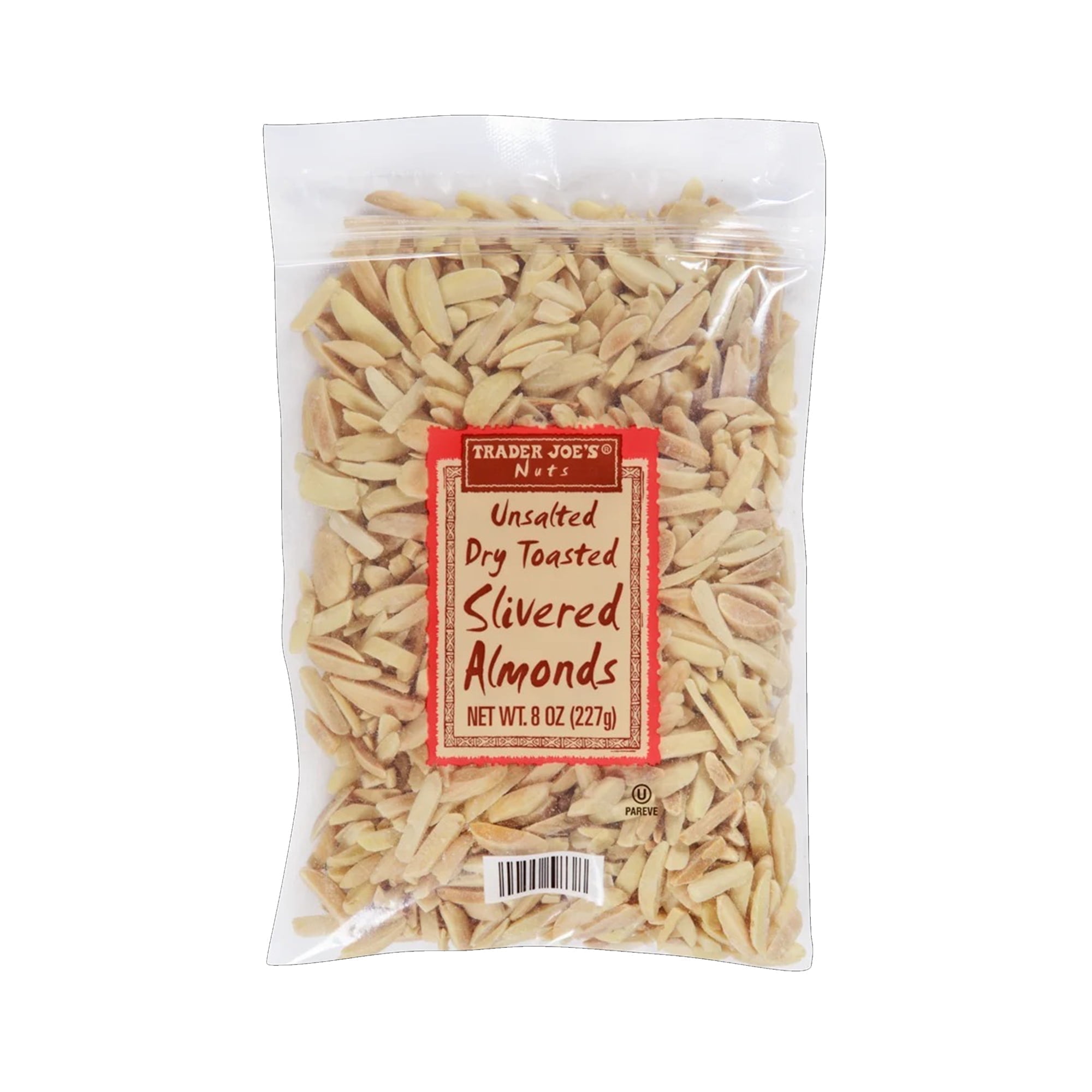 1 Pack of - Unsalted Dry Toasted Slivered Almonds | (8 Oz) a Pack | Buy from RADYAN