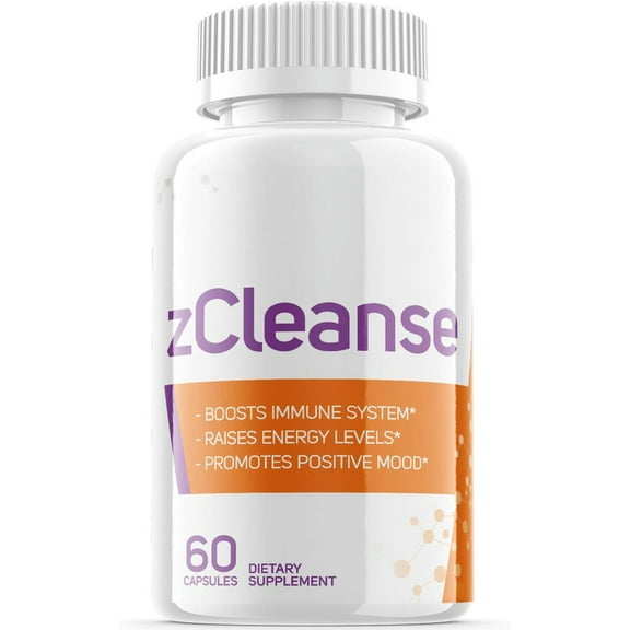 (1 Pack) zCleanse - Dietary Supplement for Joints, Focus, Memory, Clarity, Energy, Improved Sleep, Calm and Relax Mind - Advanced Formula for Overall Wellness - 60 Capsules
