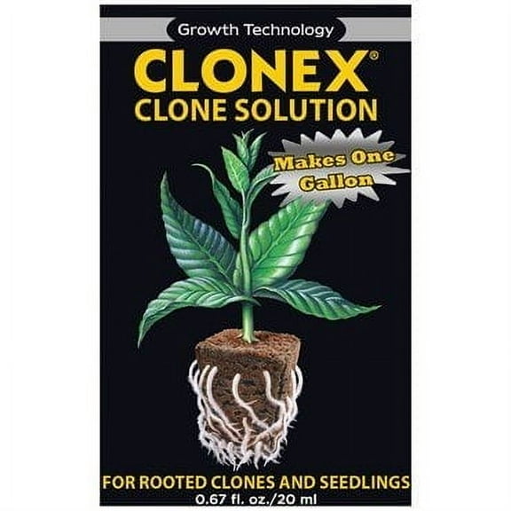 1 Packet of Clonex Clone Solution 20ml, Makes 1 Gallon of Feeding Solution