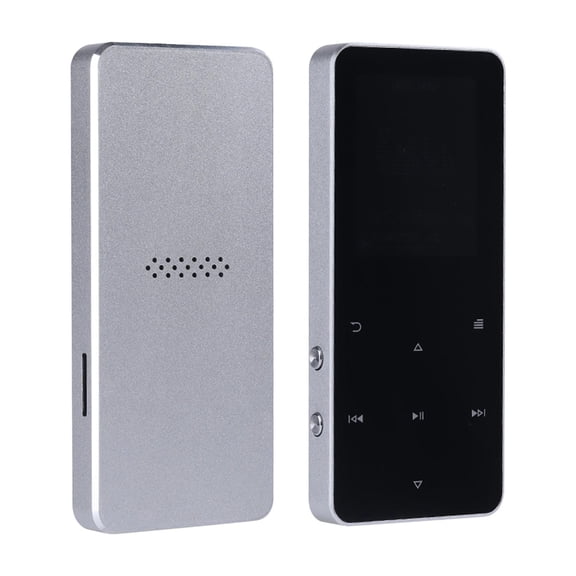 1 Packs 128GB MP4 Player Bluetooth 5.2 Portable Music Player with Built in Speaker FM Radio Recorder Lossless Sound Metal Body for Travel Workout Study