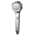 thumbnail image 1 of 1 Packs 4-Setting High Pressure Shower Head with Pause Button, 300 Nozzles & Built-in Filter, Strong Spray for Low Water Pressure, Handheld Shower Set for Adults, 1 of 7