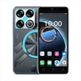 thumbnail image 1 of 1 Packs 5 Inch Android Smartphone 4800mAh Long Battery Life Quad Core Processor 50MP Camera Dual SIM Unlocked Phone with 16GB Storage for HD Photos Android 14.0 Mobile Device WiFi FM GPS, 1 of 8