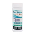 thumbnail image 1 of 1 Packs 50PCS Water Quality Test Strips for Pool Spa Drinking Water pH Hardness Chlorine Testing Kit with Fast Accurate Results for Home Lab Aquarium Hydroponics Science Education, 1 of 7