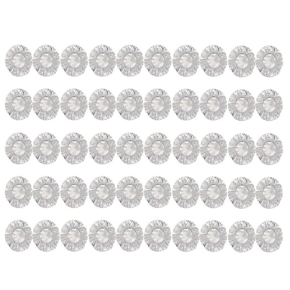 1 Packs 50pcs Aluminum Foil Covers Heat Resistant Food Grade Insulation Covers for Kitchen Storage Cooking Baking Preserving Leftovers Airtight Seal Easy Tear Disposable Kitchen Wrap