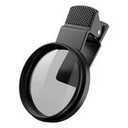 1 Packs 52mm CPL Polarizer Lens Filter for Smartphone Photography Anti Reflective HD Clip On Mobile Enhance Sky Water Scenes Travel Outdoor Shooting Accessories with Rotatable Polarizing Effect