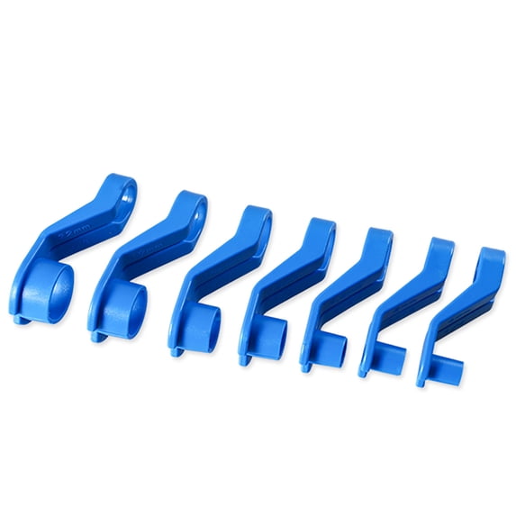 1 Packs 7PCS Fuel Line Disconnect Tool Set for AC Heater Oil Cooler Lines Automotive Quick Release Fittings Removal with 1/4" to 7/8" Plastic Disconnector for Car Truck Repair Maintenance
